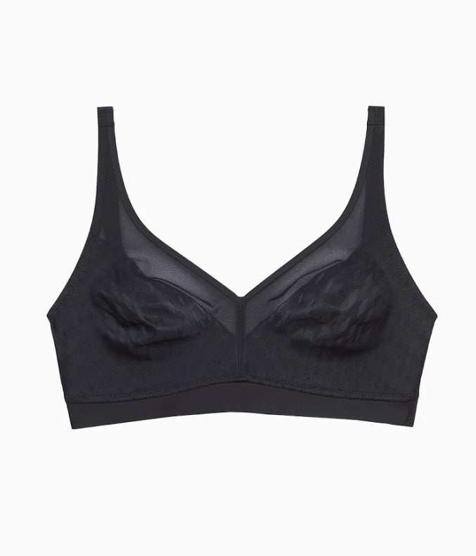 Elevated Allure Wire Free Bra: Black