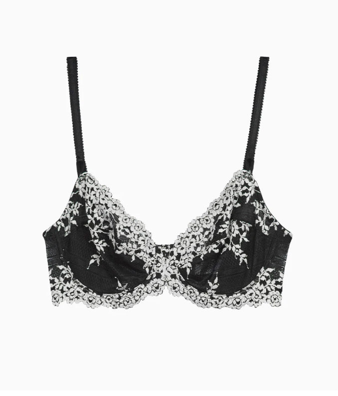 Embrace Lace®  Underwire Bra: Black