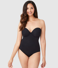 Red Carpet™  Strapless Shaping Body Briefer: Black