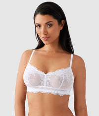 Vivid Attraction Bralette: White
