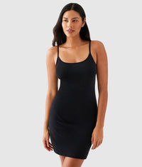 Understated Cotton Chemise: Black