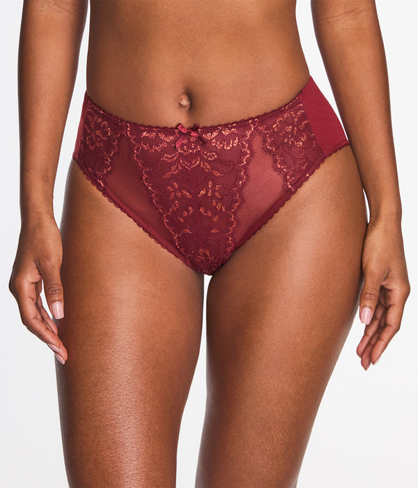 Retro Chic Hi-Cut: Cabernet
