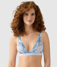 Embrace Lace® Wire Free Bralette: Micro Chip Multi