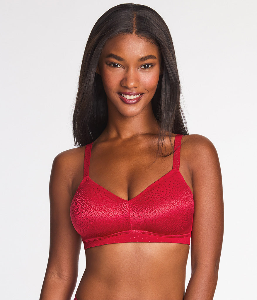 Back Appeal® Wire Free Bra: Grandalia Red