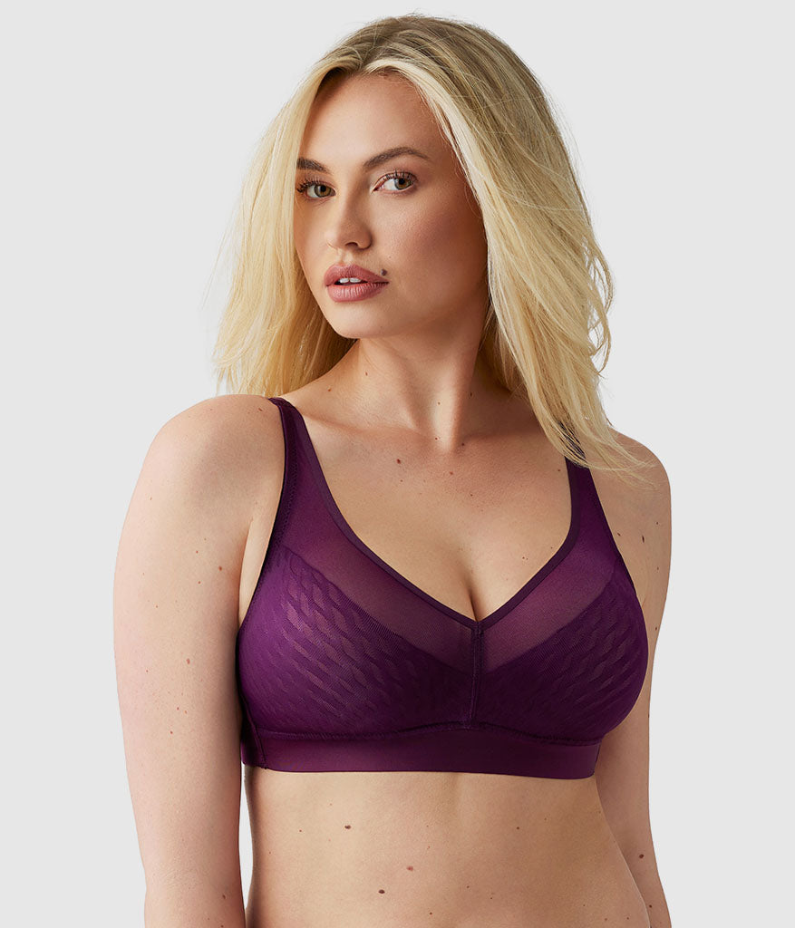 Elevated Allure Wire Free Bra: Winter Bloom
