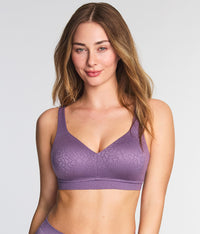Inside Job™ Wire Free Bra: Italian Grape