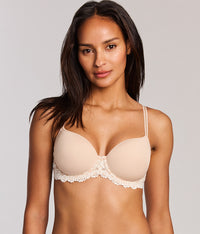 Embrace Lace® T-Shirt Bra: Sand/Ivory