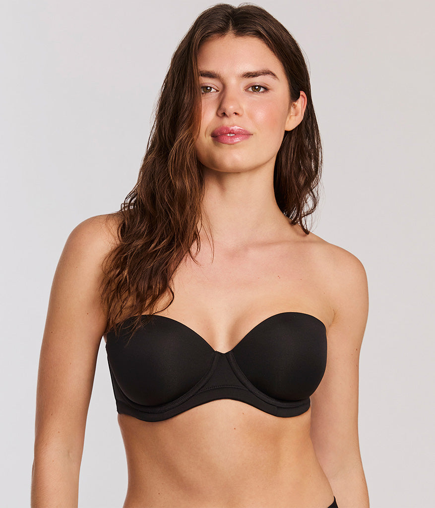 Red Carpet™  Strapless Underwire Bra: Black