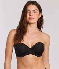 Red Carpet™  Strapless Underwire Bra: Black