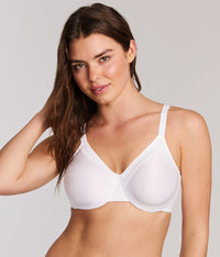 Perfect Primer Full Figure Underwire Bra: White