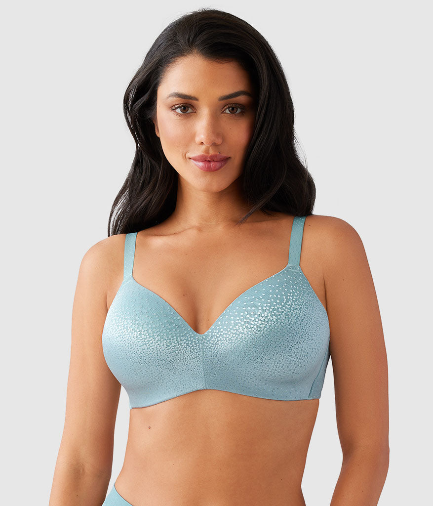 Back Appeal® Wire Free T-Shirt Bra: Stone Blue