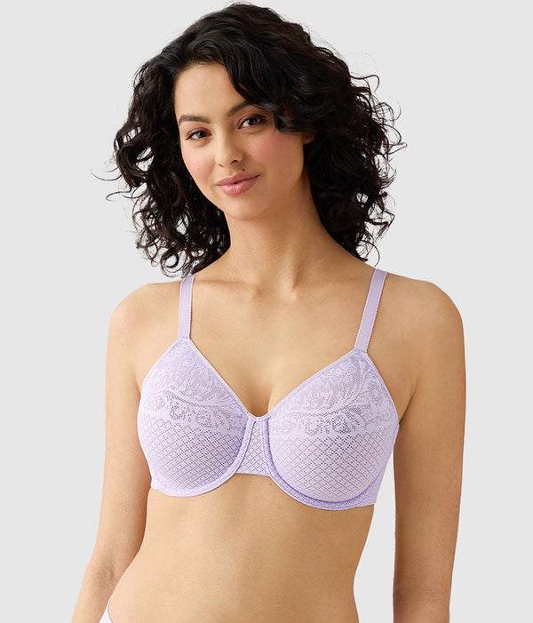 Visual Effects Minimizer Bra: Pastel Lilac
