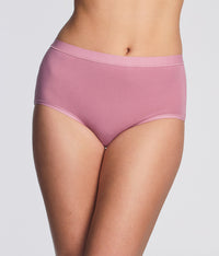 Understated Cotton Brief: Lilas