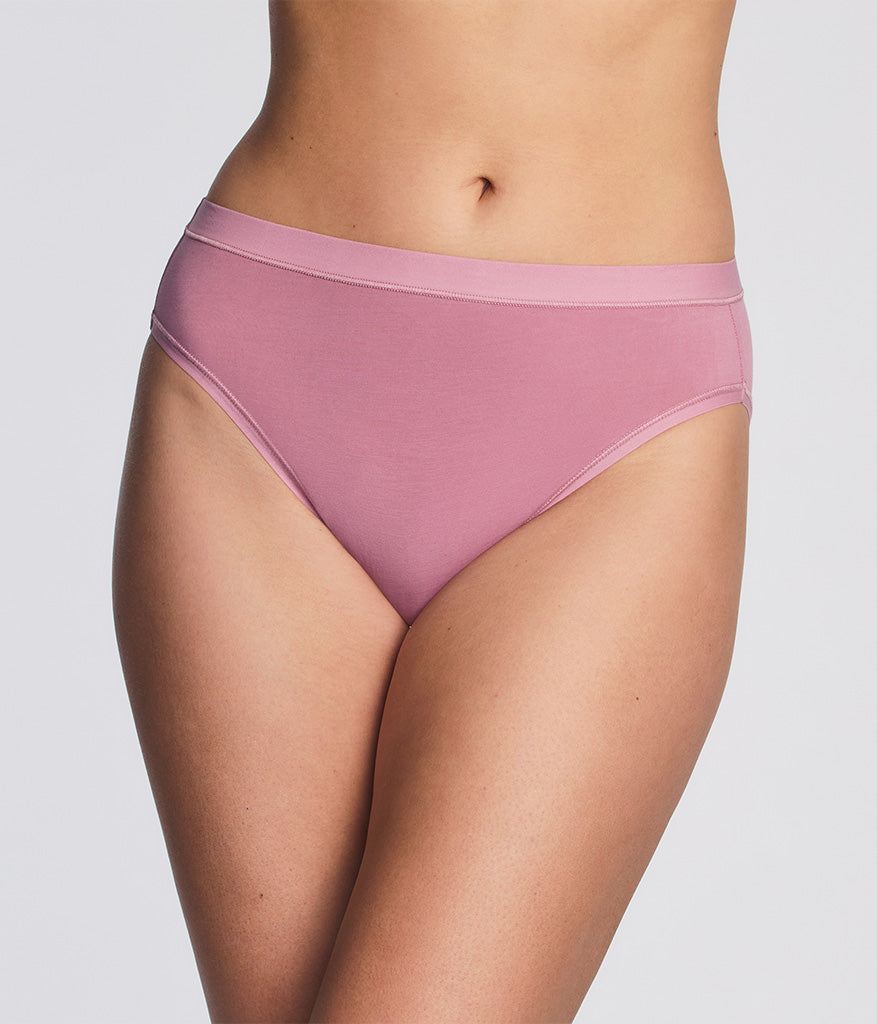 Understated Cotton Hi-Cut: Lilas