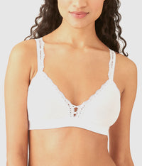 Innocence Bralette: White