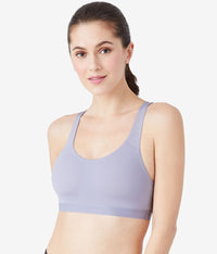 b.active Sport Crop: Lilac Gray