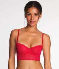 Untamed Demi Longline: Lipstick Red