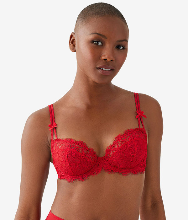 It's On Underwire Bra: Savvy Red