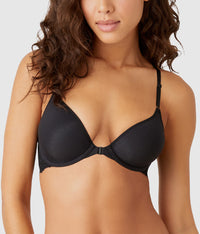 Inspired Eyelet Front Close T-Shirt Bra: Night