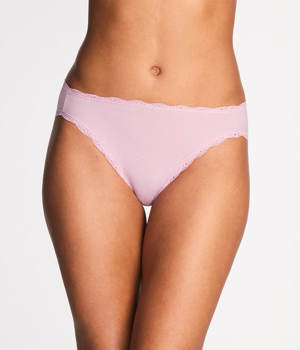 Inspired Eyelet Hi Leg: Dusk Pink