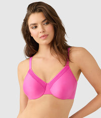 Perfect Primer Full Figure Underwire Bra: Wild Azalea