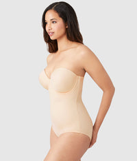 Red Carpet™  Strapless Shaping Body Briefer: Sand