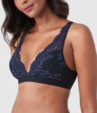 Instant Icon® Bralette: Black/Eclipse