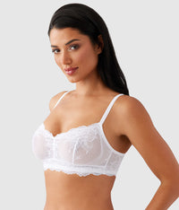 Vivid Attraction Bralette: White