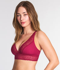 High Bar™ Bralette: Red Plum