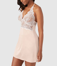 Center Stage Chemise: Rose Dust/Angel Wing