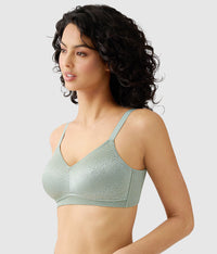 Back Appeal® Wire Free Bra: Iceberg Green