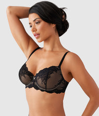 Vivid Attraction Underwire Bra: Black