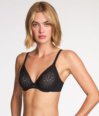 High Bar™ Plunge Underwire Bra: Black