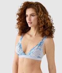 Embrace Lace® Wire Free Bralette: Micro Chip Multi