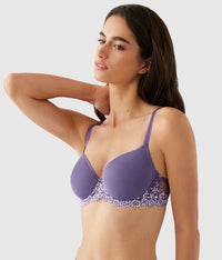 Embrace Lace® T-Shirt Bra: Grape Compote Multi