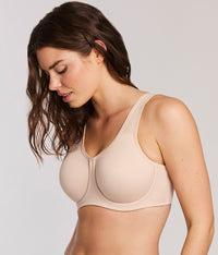 Simone Sport Underwire Bra: Sand