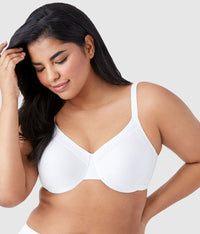 Perfect Primer Full Figure Underwire Bra: White