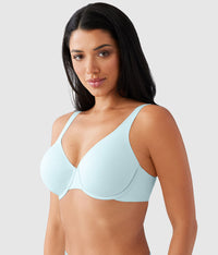 Comfortable Cool Underwire Bra: Pastel Blue