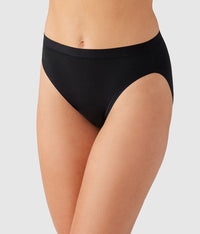 Understated Cotton Hi-Cut: Black