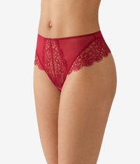 It's On Hi-Waist Thong: Biking Red