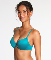 Undercover Plunge T-Shirt Bra: Deep Lake