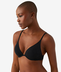 Cotton To A Tee Plunge T-Shirt Bra: Night