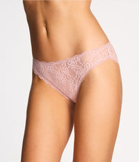 Effortlessly Lace Hi-Leg: Blush Pink