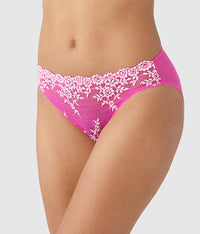 Embrace Lace® Bikini: Wild Azalea/Cradle Pink