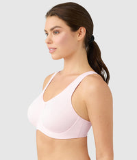 Simone Sport Underwire Bra: Cradle Pink