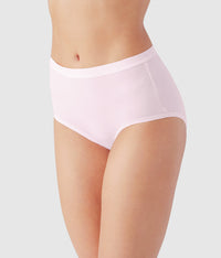 Understated Cotton Brief: Cradle Pink
