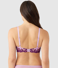 Embrace Lace® Underwire Bra: Lavender Sage/Dark Purple