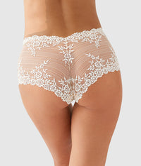 Embrace Lace® Boyshort: Sand/Ivory