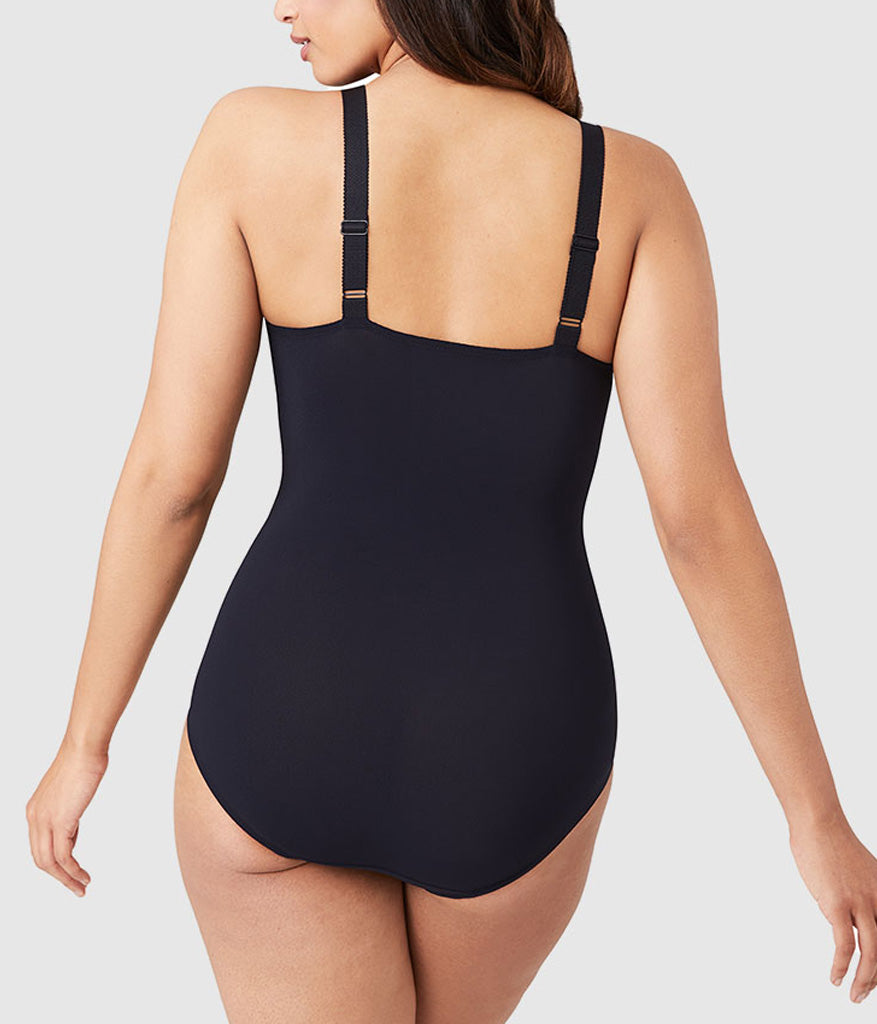 Visual Effects Body Briefer with Minimizer Bra: Black – Wacoal Canada