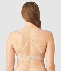 Halo Lace Wire Free Bralette: Sand